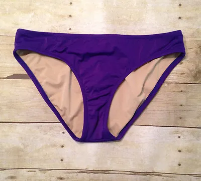 NWT New J CREW Bikini Swim Bottoms 10283 BPU Purple Sz M Medium  • $14