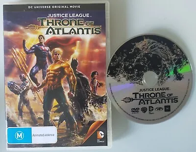 $8.45 • Buy Justice League Throne Of Atlantis - DVD, Region 4 - Free Postage 