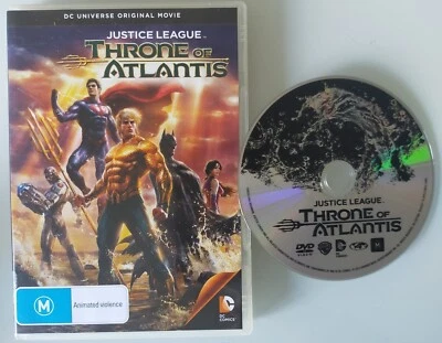 $8.45 • Buy Justice League Throne Of Atlantis - DVD, Region 4 - Free Postage 