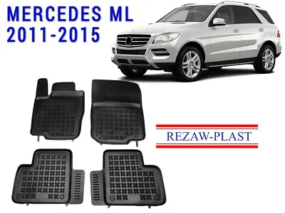 Floor Mats For Mercedes ML 2011-2015 Custom Fit Liners All Weather Odor Molded • $119.99