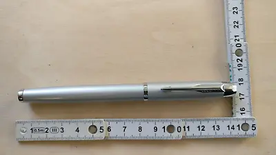 £19.62 • Buy Steel Finish PARKER IM A Code Metal Cartridge Pen M Nib Size Calligraphy