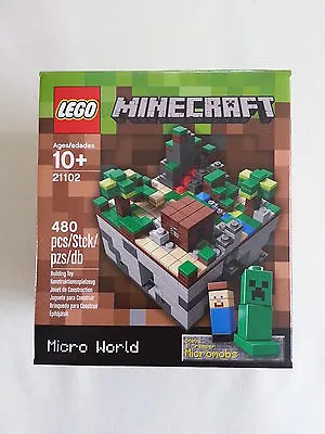 LEGO® Cuusoo 21102 Minecraft Micro World NEW & ORIGINAL PACKAGING / New And Sealed • $96.02