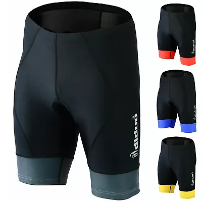 Didoo Mens Cycling Shorts Padded Bicycle MTB Racing Breathable Compression Pants • £13.66