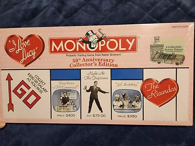 New Monopoly I Love Lucy 50th Anniversary Board Game Factory Sealed • $125