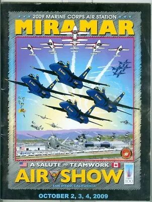 USN-USMC-Aviation-Blue Angels-Air Show-MCAS Miramar-2009 Official Program! • $1.49