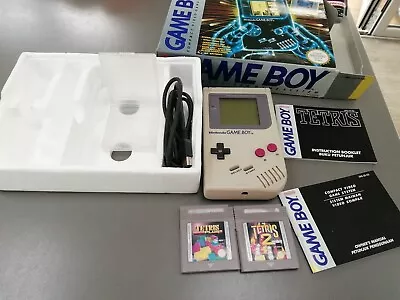 Original Working Boxed Gameboy Dmg-01 Console Wiith Tetris Tetris 2 And Plus • £72