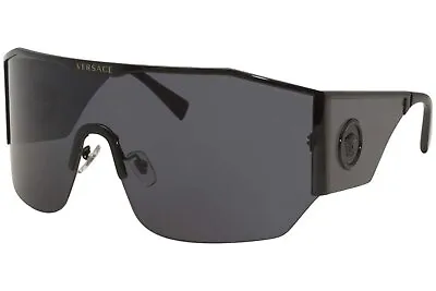 Versace Man Sunglasses Black Lenses Metal Frame 41mm • $179.99