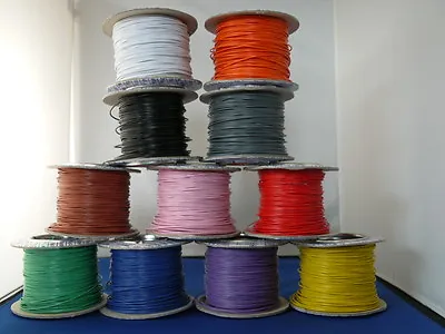 1/0.6mm Single Core Equipment /Hook Up Wire 22AWG  Different Colours And Lengths • £1.80