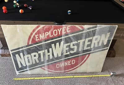 Vintage/original Chicago & Northwestern Railroad South Pekin IL Yard Sign • $455