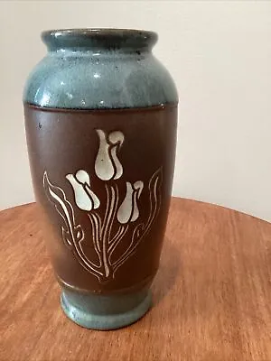 Vintage Mid Century Pottery Craft Compton California Flower Vase • $50