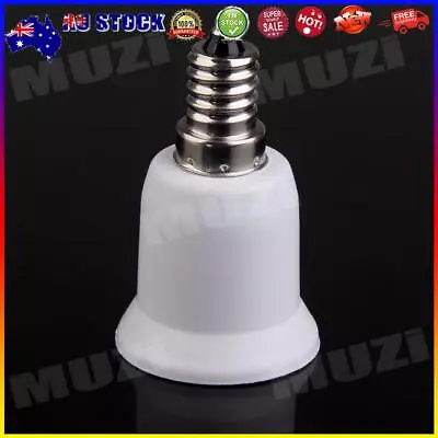 # E14 To E27 LED Halogen Light Base Lamp Bulbs Socket Adapter Converter • $6.80