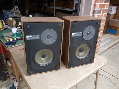 Vintage Classic EPI TE70 Large 2-Way Bookshelf Stereo Speakers Re-Foamed USA • $90