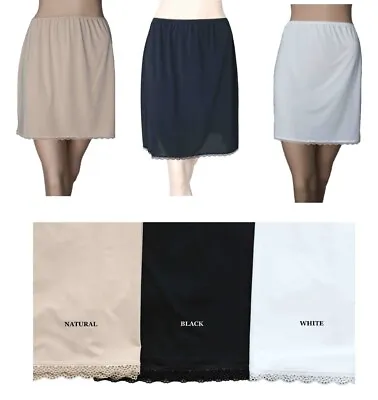 Ex M*S Half / Waist Slip Cool Comfort Underskirt Cling Resistant SLIGHT SECONDS • £8.95