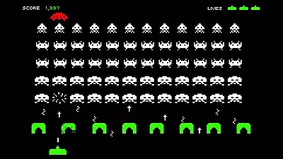 Space Invaders 80s Retro Video Game Iron On Tee T-shirt Transfer • £2.39