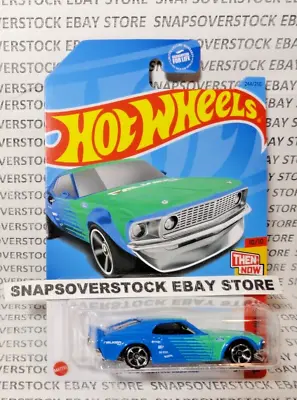 2023 Hot Wheels '69 Ford Mustang Boss 302  Falken Tires  Then And Now Hw #244 • $8.95