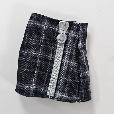 Monster High Frankie Fearidescent Skulltimate Secrets Plaid - Zipper Skirt • $5.99