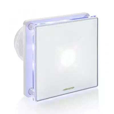 100MM 4 INCH Silent TIMER EXTRACTOR FAN MODERN STYLISH DESIGNER LED BATHROOM • £14.99