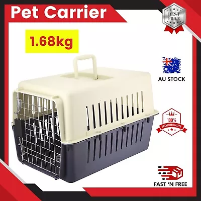 Portable Pet Dog Cat Carrier Transporter Bag Cage House Safety Lockable Kennel • $24.70