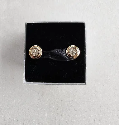 $50 • Buy Pandora Rose Gold Plated Signature Logo Stud Earrings 280559CZ