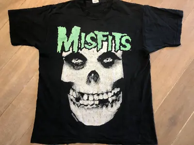 Misfits - 1997 American Psycho Glow In Dark Shirt XL Danzig Samhain Punk Pushead • £238.80