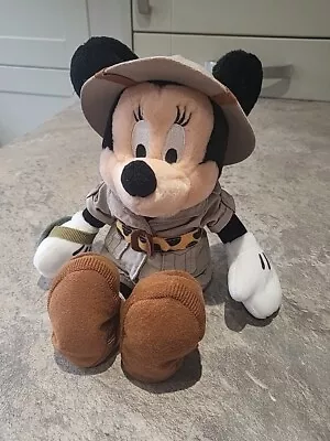 Minnie Mouse Safari Plush Walt Disney World Animal Kingdom 9” Explorer Compass • £7