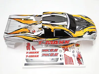 NEW TRAXXAS T-MAXX 2.5 Body ProGrapix White RW5W • $30.80