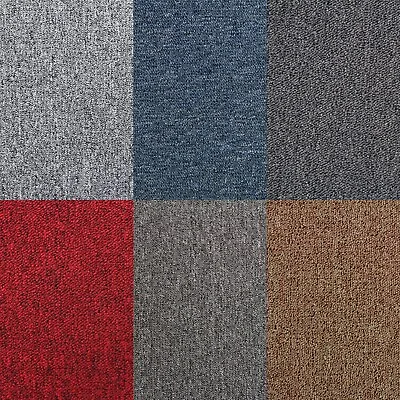 £49.99 • Buy Carpet Tiles 5m2 / 10m2 Box Heavy Duty Commercial Retail Office Premium Flooring