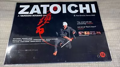 Zatoichi Movie Poster  Laminated Takeshi Tikano-  Uk Quad Poster - 30 X 30inches • $55