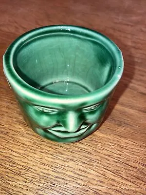 UNIQUE POTTERY VINTAGE MINT SAUCE POT In GREEN 6cm / 2.25in England One Only N/R • $7.47