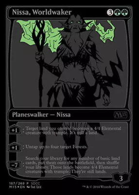 Nissa Worldwaker - SDCC 2014 Exclusive Promo Unique & Misc. Promos MTG Magic -  • $36.04