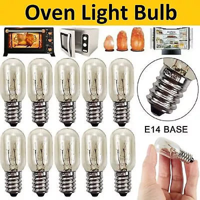 25W Himalayan Salt Lamp E14 Globe Bulb Light Bulbs Heat Resisting 10PCS AU • $13.86