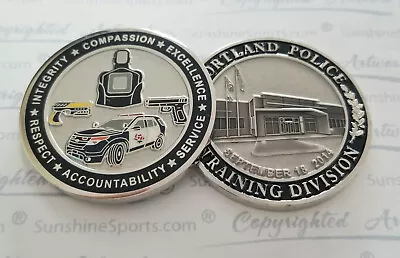 Portland Police Training Challenge Coin 1.75  New LAPD FBI CHP  • $17.25