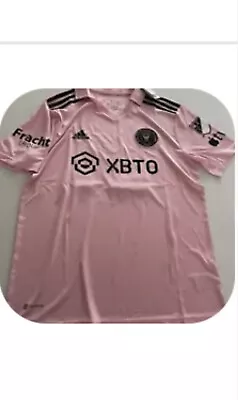 New Messi Inter Miami 23/24 Home Soccer Jersey Pink Large • $29.95