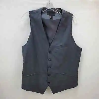 H&M Suit Vest Formal Professional Tuxedo Button Front Adjustable Back Mens 42R • $10.49