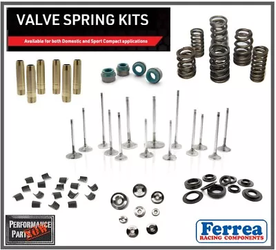 Ferrea Valvetrain Comp Plus Valves Springs Retainers Honda B16 B18C BSeries 80LB • $1455