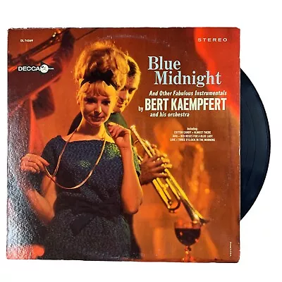 Blue Midnight Bert Kaempfert 12  Vinyl Record Vintage LP Jazz Big Band 1964 • $5