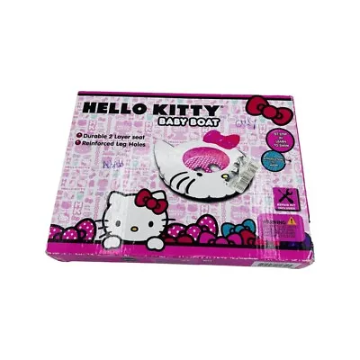 $14.26 • Buy 2017 Hello Kitty Baby Boat Inflatable Pool Party Swim Floatation Summer