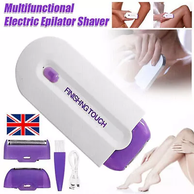 Women's Painless Hair Removal Kit Laser Touch Hair Remover USB Charging Shaver • £6.71
