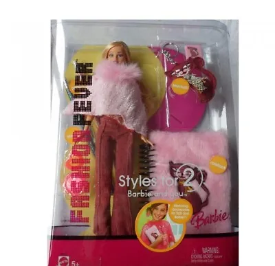 Barbie Fashion Fever Doll With Pink Fluffy Notebook & Glitter Pencils For You... • $174.23