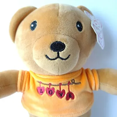 Japan Love Teddy Bear Stuffed Animal Plush Doll Brown Cuddly Kawaii 12  NWT • $7.95