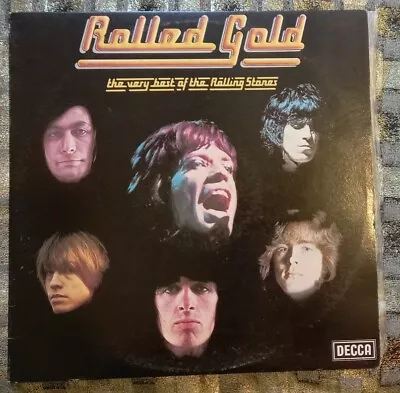 Rolling Stones - Rolled Gold Best Of. 2x Vinyl Record. 12  Decca 1975 • $30