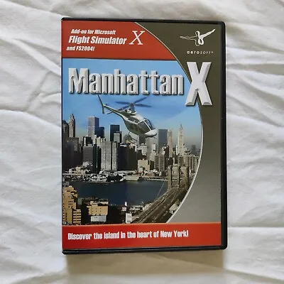 £17.99 • Buy Scenery Manhattan - Add On For Microsoft Flight Simulator X And 2004 (PC CD) 