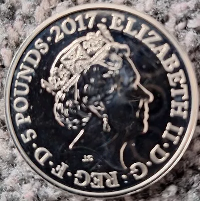 2017 His Royal Highness The Duke Of Edinburgh. NON SIBI SED PATRIAE 5 Pound Coin • £15