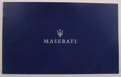 2003 Maserati Coupe /  Spyder Sales Brochure - Original • $14.95