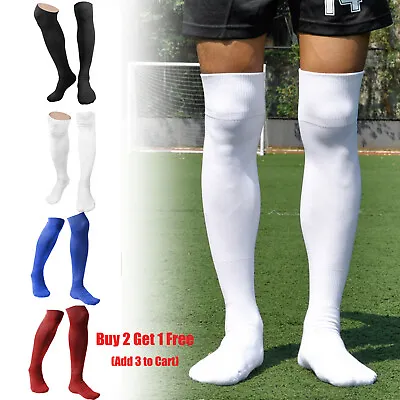 Men Sports Football Baseball Soccer Long Over Knee High Socks Hockey Unisex Gift • $6.59