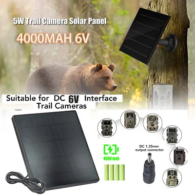 £25.78 • Buy 4W 6V Solar Panel Built-in Battery Charger For Security IP Camera Wifi Router