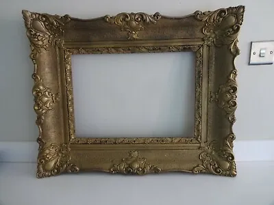 £150 • Buy Antique Large Ornate Rococo French Frame Gilt Effect In Plaster & Wood-29  X 24 