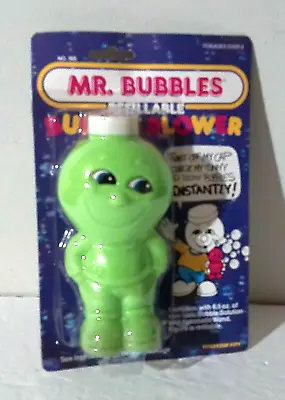 New Rare 1990 Tootsie Toy Mr Bubbles Figure Blower / Just Squeeze His Tummy • $14.99
