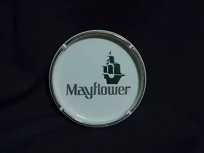 Mayflower Transit Co.  World Wide Moving  [Ceramic] Gold Rim ASHTRAY [Vtg_Ltd] • $20