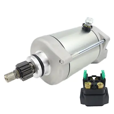 Starter Motor & Solenoid Relay For YAHAMA Raptor 660R XT600 APRILIA Pegaso 650 • $45.40